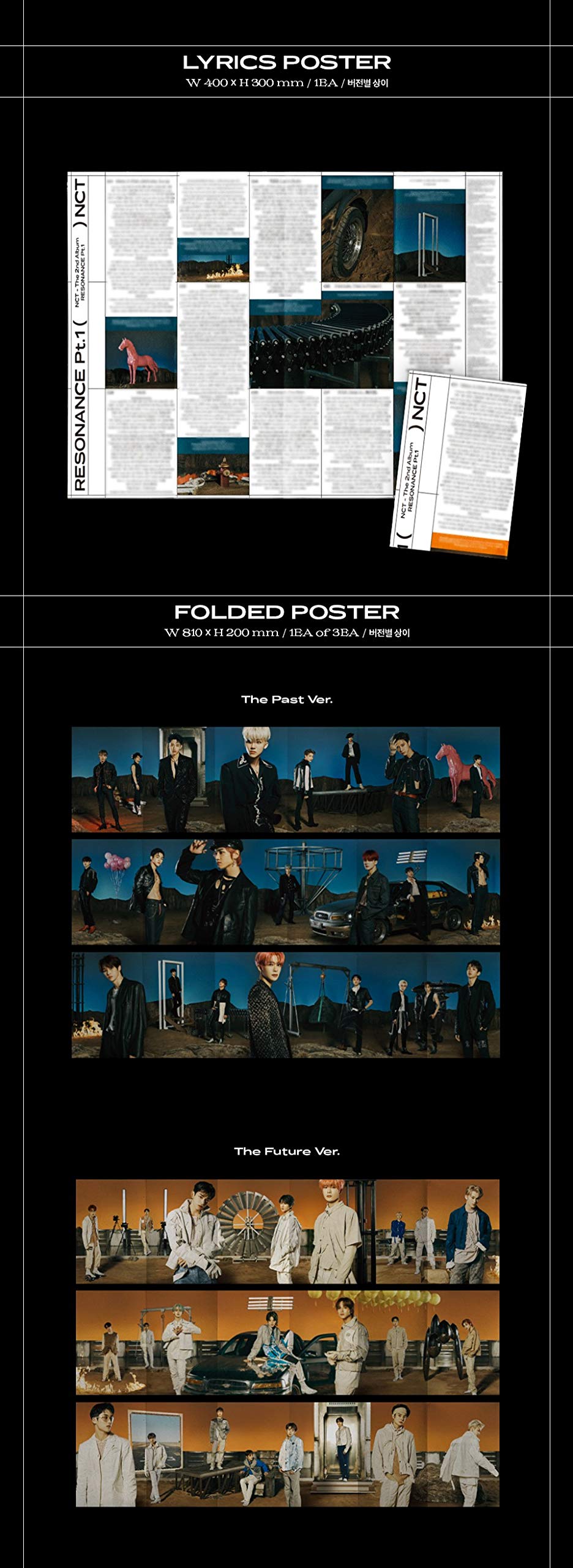 Amazon.com: NCT (2020 - Resonance Pt. 1 Timeline [The Past + The